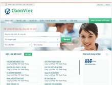 Tablet Screenshot of chonviec.com